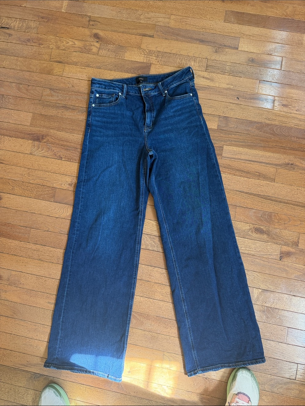 Quince Wide-Leg Jeans in Deep Blue